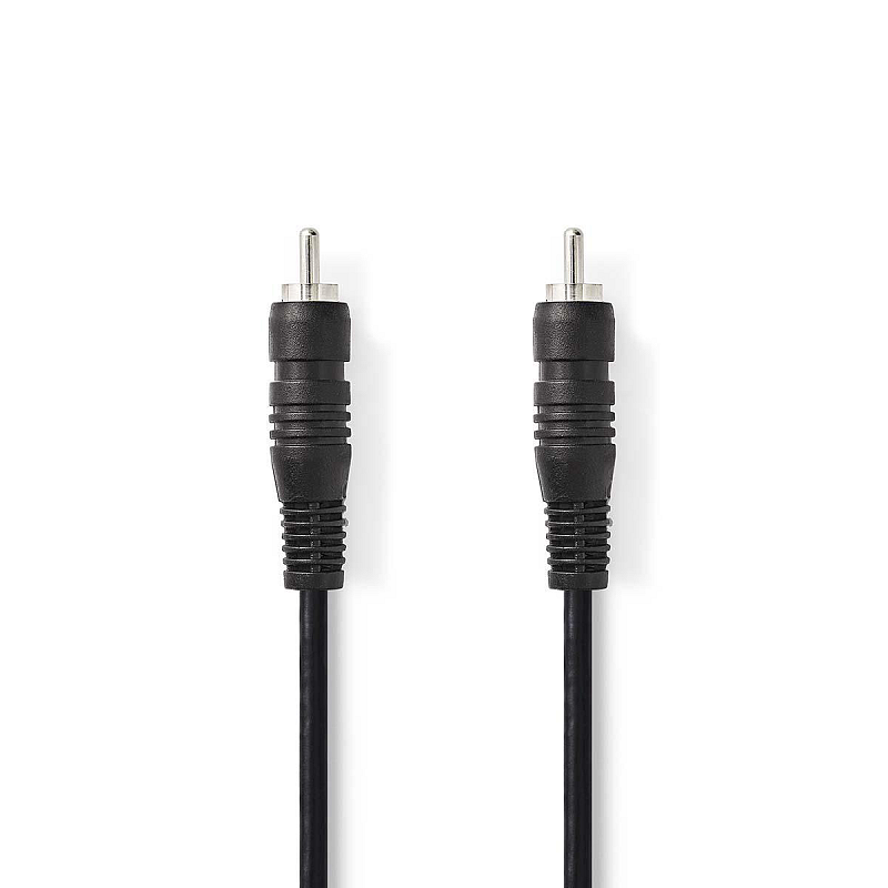 Nedis CAGP24170BK10 Audio-Kabel 1 m RCA Schwarz