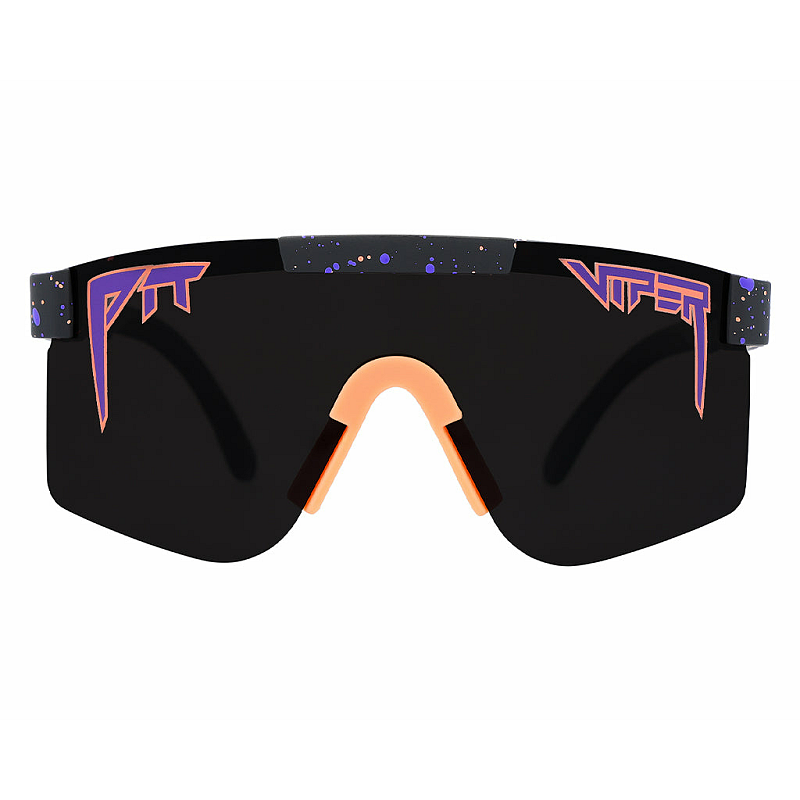 Pit Viper Originals Naples Radsportbrille Unisex Halbrandlos Schwarz
