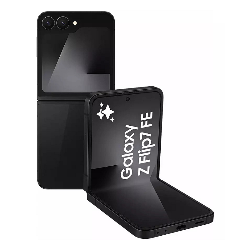 Samsung Galaxy Z Flip7 FE 17 cm (6.7") Dual-SIM Android 16.0 5G USB Typ-C 8 GB 256 GB 4000 mAh Schwarz