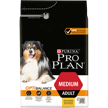 Purina PRO PLAN Medium Adult with OPTIBALANCE 14 kg Huhn