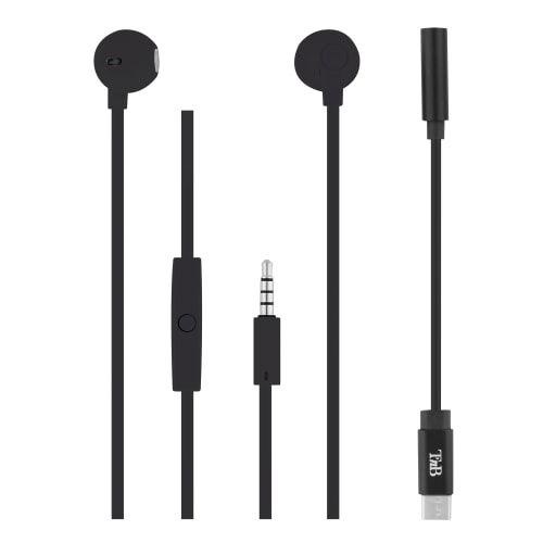 T'nB Sweet Kopfhörer Kabelgebunden im Ohr Anrufe/Musik USB Typ-C Schwarz