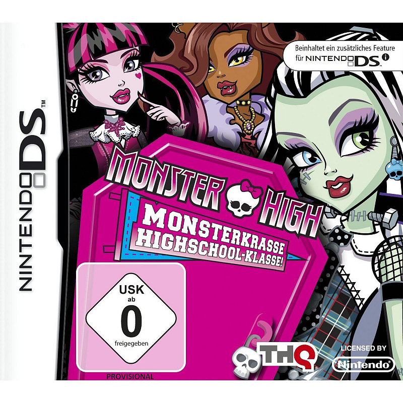 Software Pyramide Monster High : Die Monsterkrasse Highschool Klasse Standard Deutsch Nintendo DS