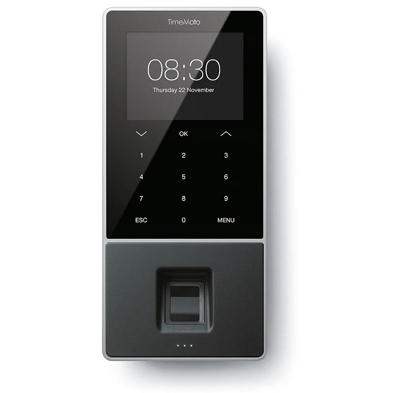 Safescan TM-828 SC Schwarz Fingerabdruck, Passwort, Näherungskarte, Smart card Gleichstrom TFT Ethernet/LAN