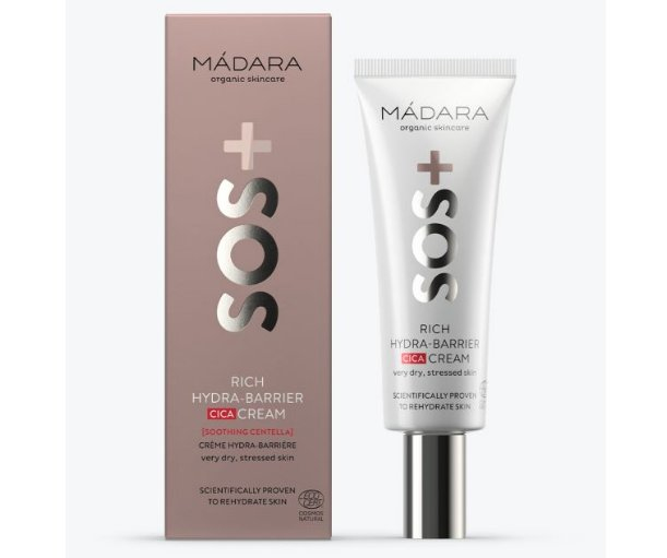 MÁDARA Cosmetics SOS Rich Hydra-Barrier CICA Cream Tagescreme Gesicht 40 ml