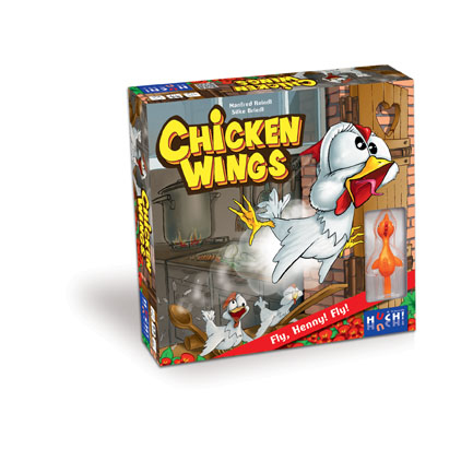 HUCH! CHICKEN WINGS Kartenspiel Glücksspiel