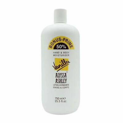 Alyssa Ashley Vanilla 750 ml Feuchtigkeitscreme für den Körper Unisex Vanille