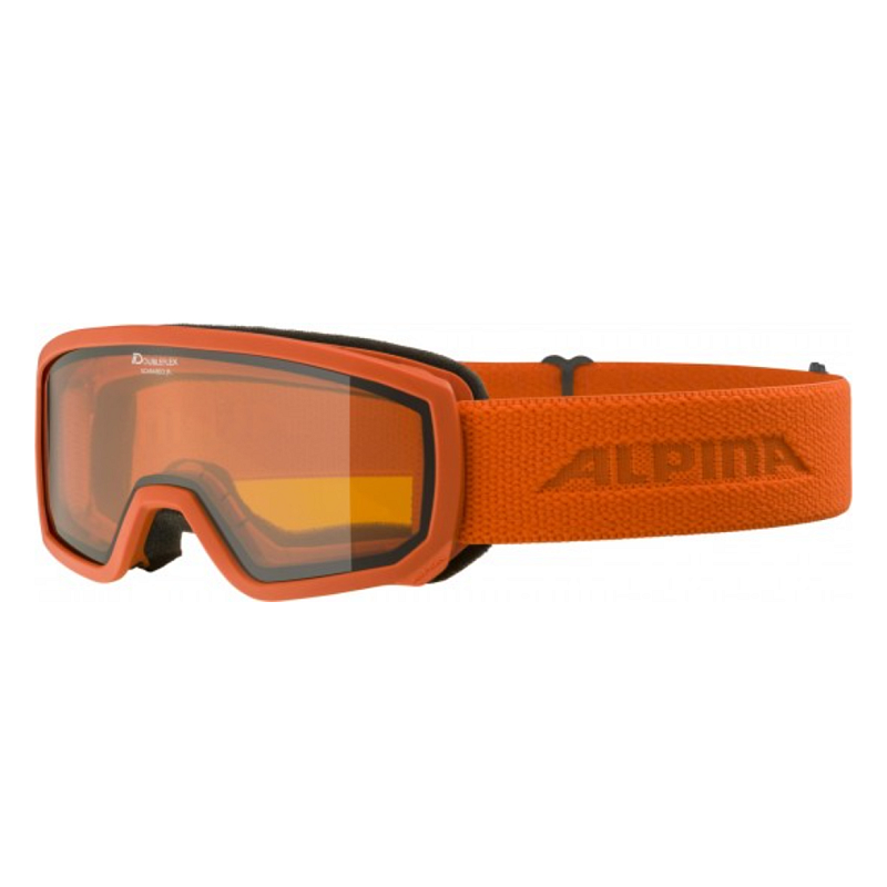 Alpina Sports Scarabeo Jr. Wintersportbrille Orange Kinder Sphärisches Brillenglas