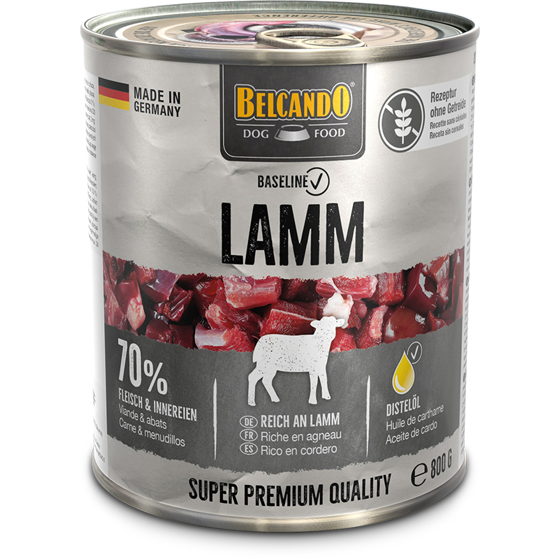 Belcando 513405 Hunde-Dosenfutter Lamm Adult 800 g