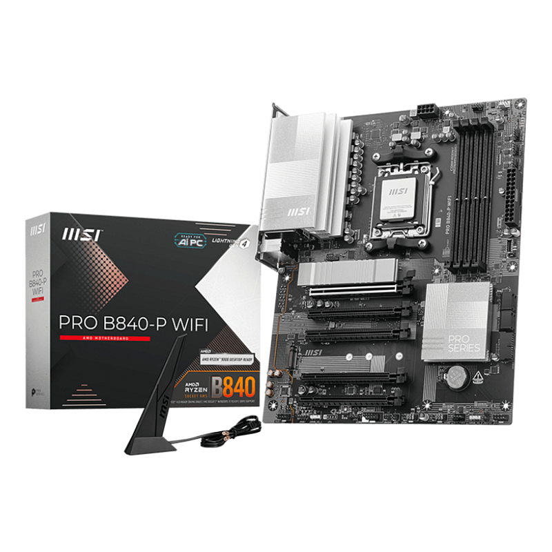 MSI PRO B840-P WIFI Motherboard AMD B840 Sockel AM5 ATX
