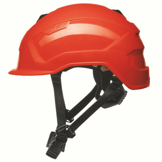 Uvex 9731333 Sicherheitskopfschutz Hart-Polyethylen (HDPE), Kunststoff Rot