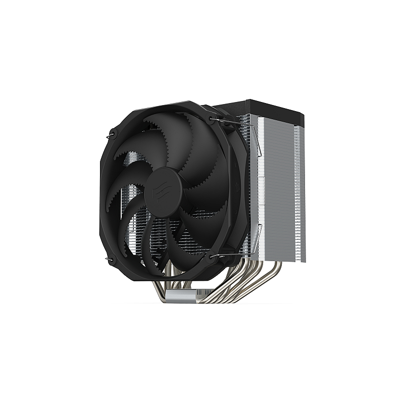 SilentiumPC Fortis 5 Prozessor Luftkühlung 14 cm Schwarz, Grau, Stahl