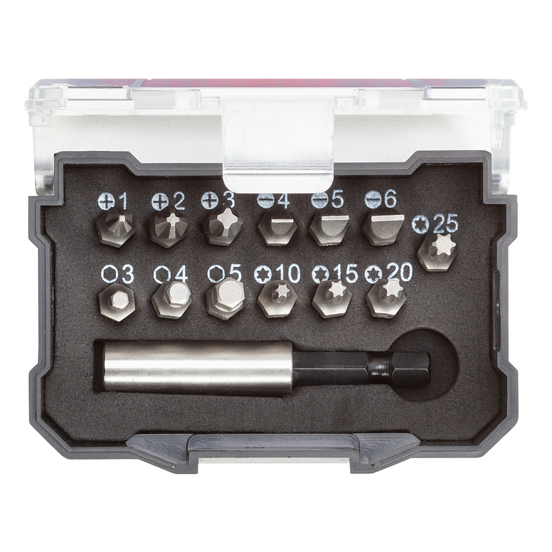 Gedore Bit-Box 1/4' 14-teilig PH+SL+TX+6-kant+Bithalter