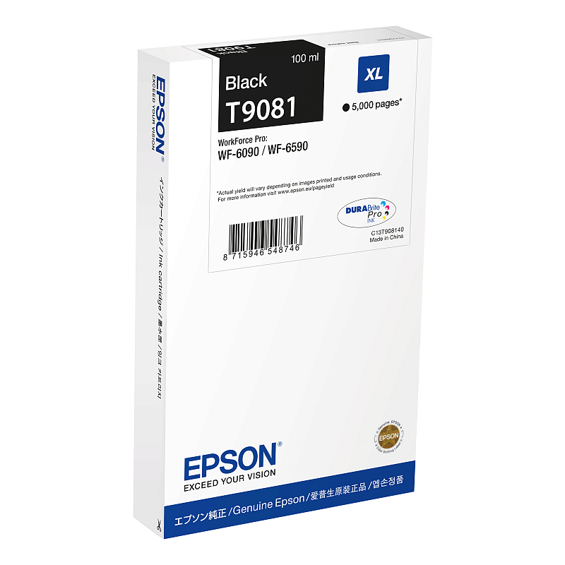 Epson Tintenpatrone XL Black