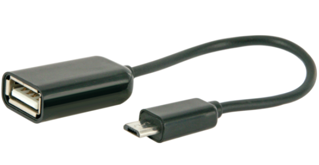 Schwaiger 0.1m USB 2.0 A - Micro-B USB Kabel 0,1 m USB A Micro-USB B Schwarz