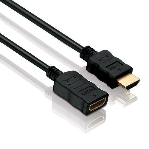 PureLink HDMI A M/F 1.5m HDMI-Kabel 1,5 m HDMI Typ A (Standard) Schwarz