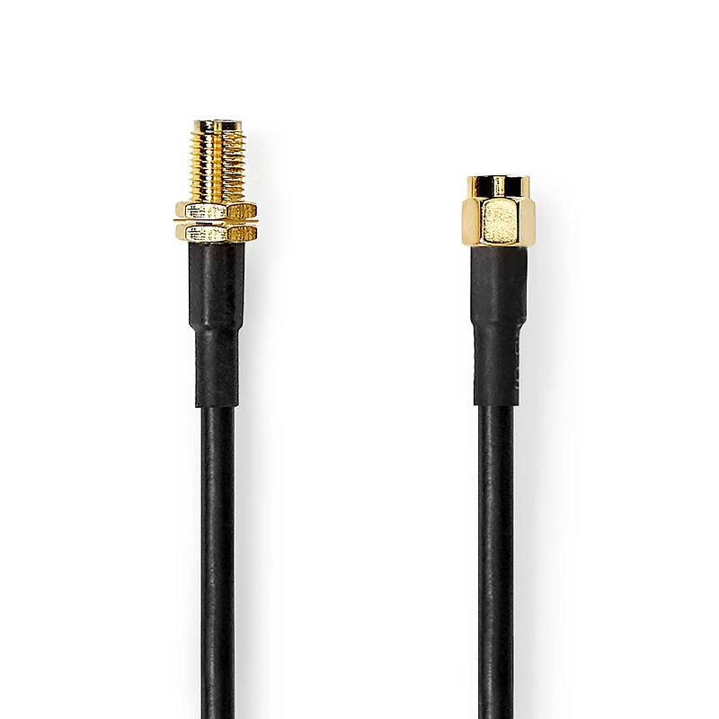 Nedis CSGB02400BK100 Koaxialkabel 10 m SMA Schwarz