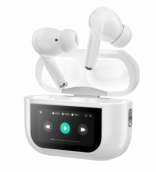 Technaxx MusicMan Kopfhörer True Wireless Stereo (TWS) im Ohr Anrufe/Musik USB Typ-C Bluetooth Weiß