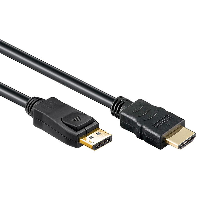 Allteq CC-DP-HDMI-6 Videokabel-Adapter DisplayPort HDMI Typ A (Standard) Blau