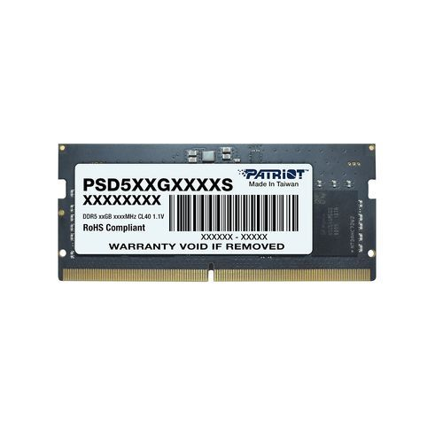 Patriot Memory Signature Line PSD512G56041S Speichermodul 12 GB 1 x 12 GB DDR5 5600 MT/s 262-pin SO-DIMM