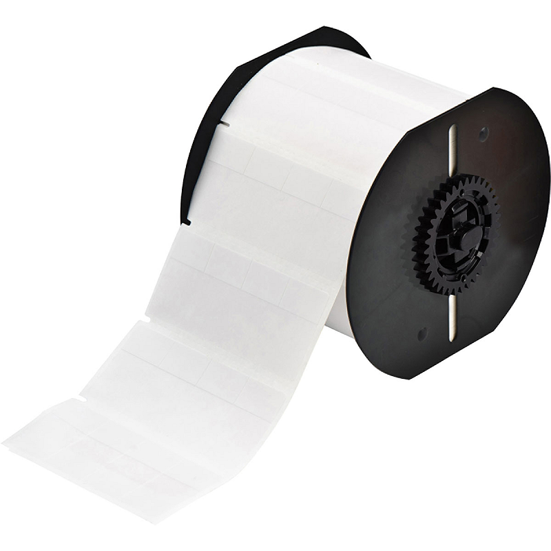 Brady B33-74-427 Druckeretikett Transparent, Weiß Selbstklebendes Druckeretikett