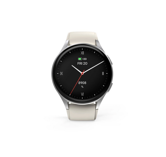 Hama Smartwatch 8900 3,35 cm (1.32") AMOLED 42 mm Digital 466 x 466 Pixel Touchscreen Silber GPS