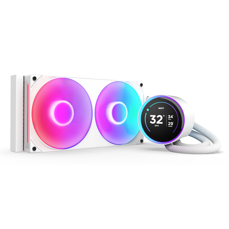 NZXT Kraken Elite 280 RGB Prozessor All-in-One-Flüssigkeitskühler 14 cm Weiß 1 Stück(e)