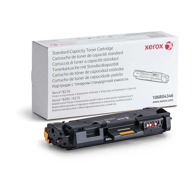 Xerox ® B205 Multifunktionsdrucker​/​B210 Drucker​/​B215 Multifunktionsdrucker Standardkapazität-Tonermodul Schwarz (1500 Seiten) - 106R04346