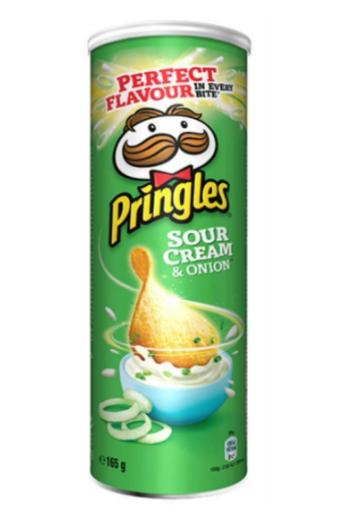 Pringles Sour Cream & Onion 165 g Kartoffelchips Zwiebel, Sour Cream