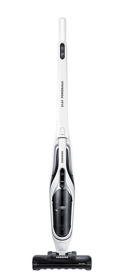 Samsung POWERstick VS6000 2-in-1-Stabstaubsauger Trocken Beutellos 0,25 l Schwarz, Weiß