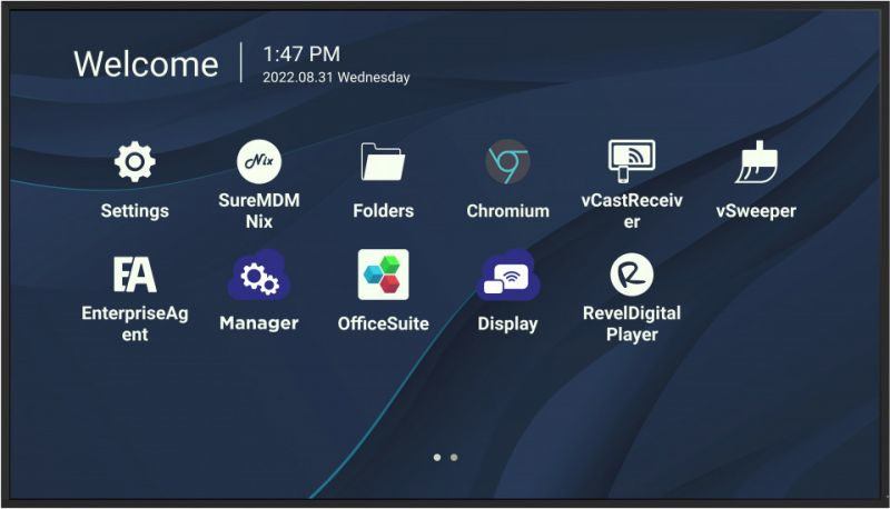 Viewsonic CDE7530 Signage-Display 190,5 cm (75") WLAN 450 cd/m² 4K Ultra HD Schwarz Eingebauter Prozessor Android 11