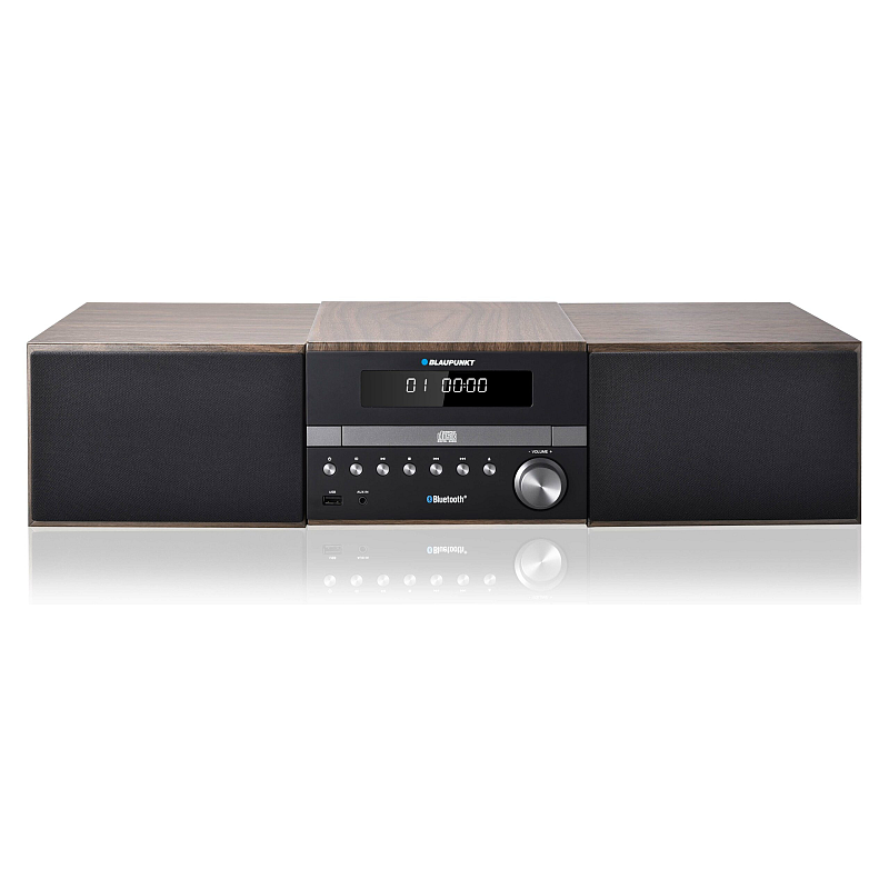Blaupunkt MS46BT Home-Stereoanlage Heim-Audio-Mikrosystem 100 W Schwarz, Holz