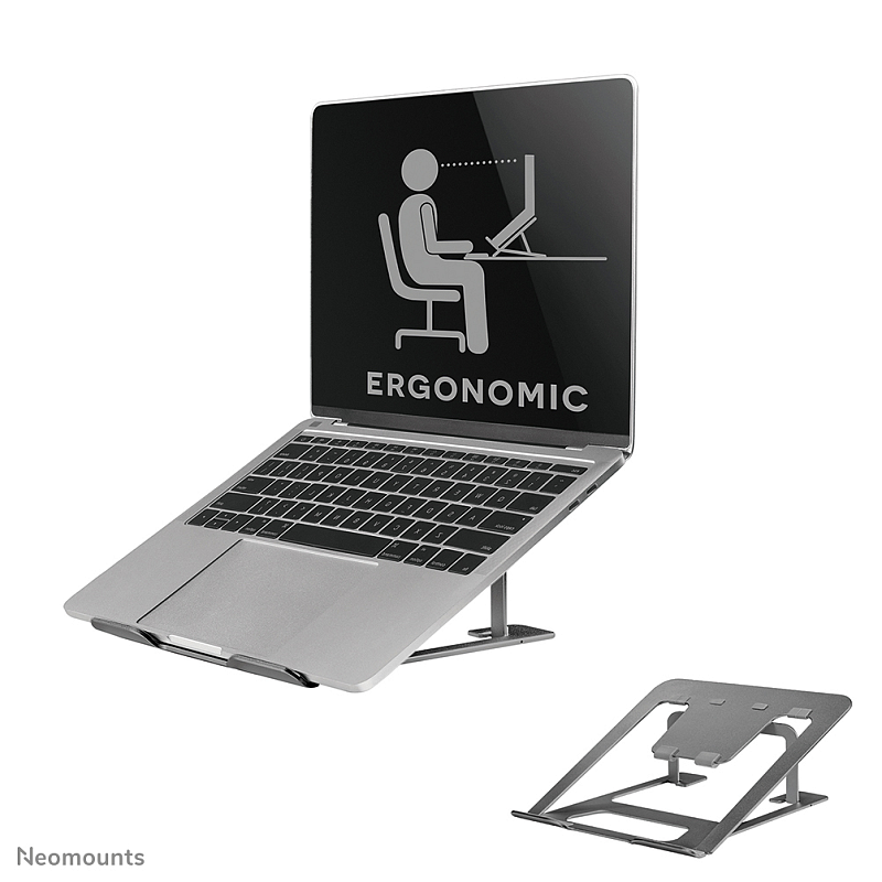 Neomounts NSLS085GREY Laptop-Halterung 10-17" - faltbar - kompakt - universal