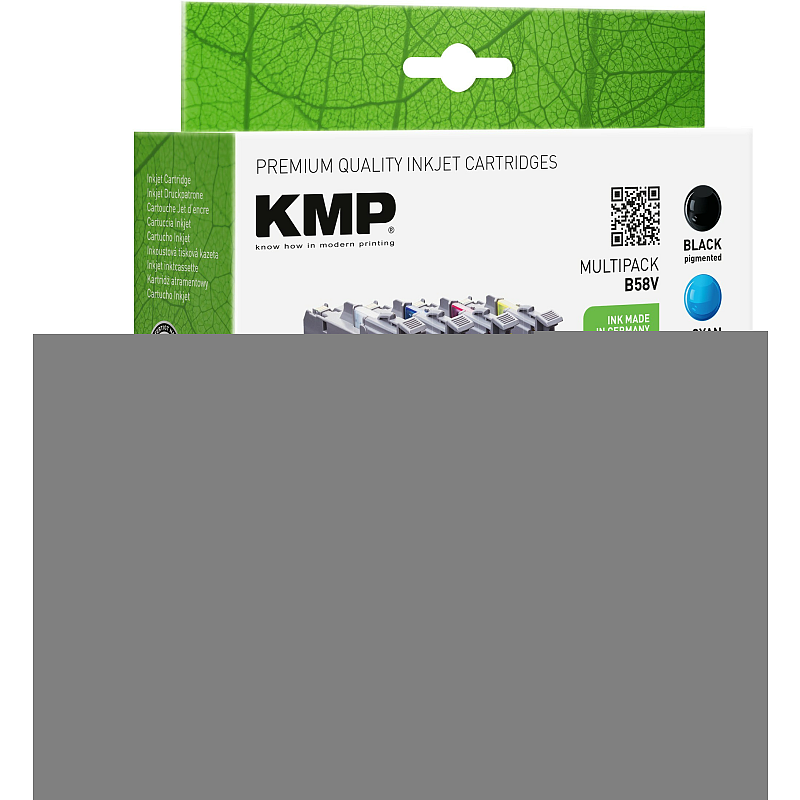 KMP B58V Druckerpatrone 4 Stück(e) Kompatibel Schwarz, Cyan, Magenta, Gelb