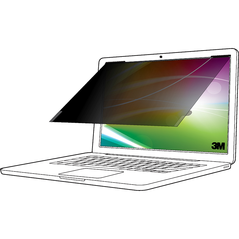 3M Bright Screen Blickschutzfilter für 13.3in Laptop, 16:10, BP133W1B