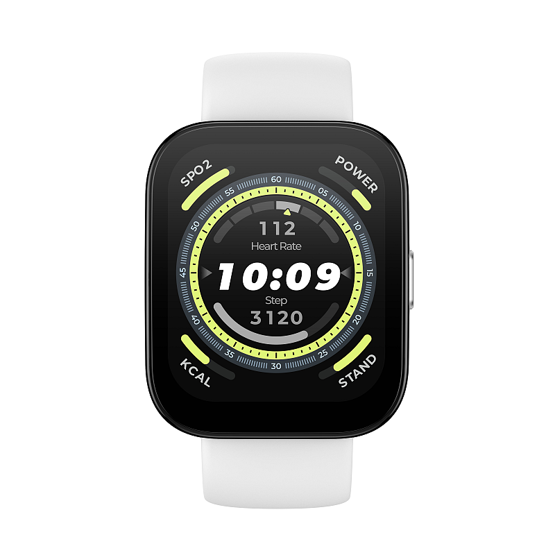 Amazfit Bip 5 4,85 cm (1.91") TFT 45.9 mm Digital 320 x 380 Pixel Touchscreen Weiß GPS