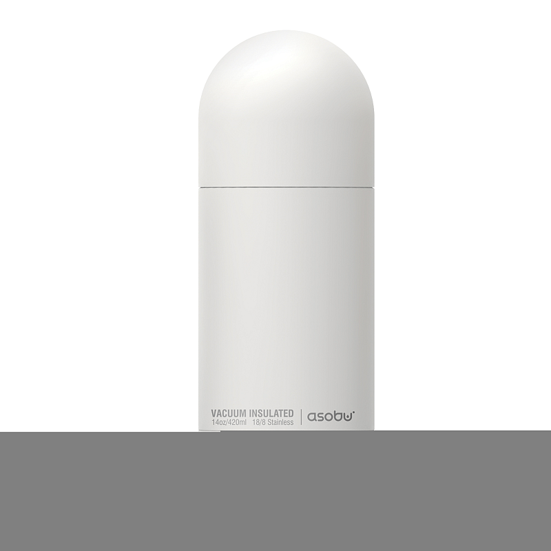 Asobu Orb Tägliche Nutzung 430 ml Edelstahl Weiß