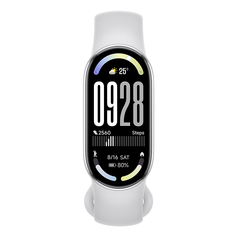 Xiaomi Smart Band 10 Silver AMOLED Aktivitäts-Trackerarmband 4,37 cm (1.72") Silber