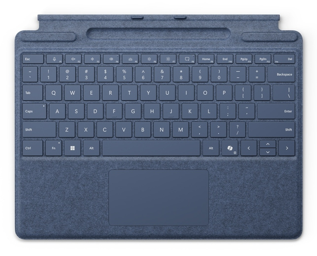 Microsoft Surface Pro Keyboard with pen storage QWERTZ Deutsch Microsoft Cover port Blau