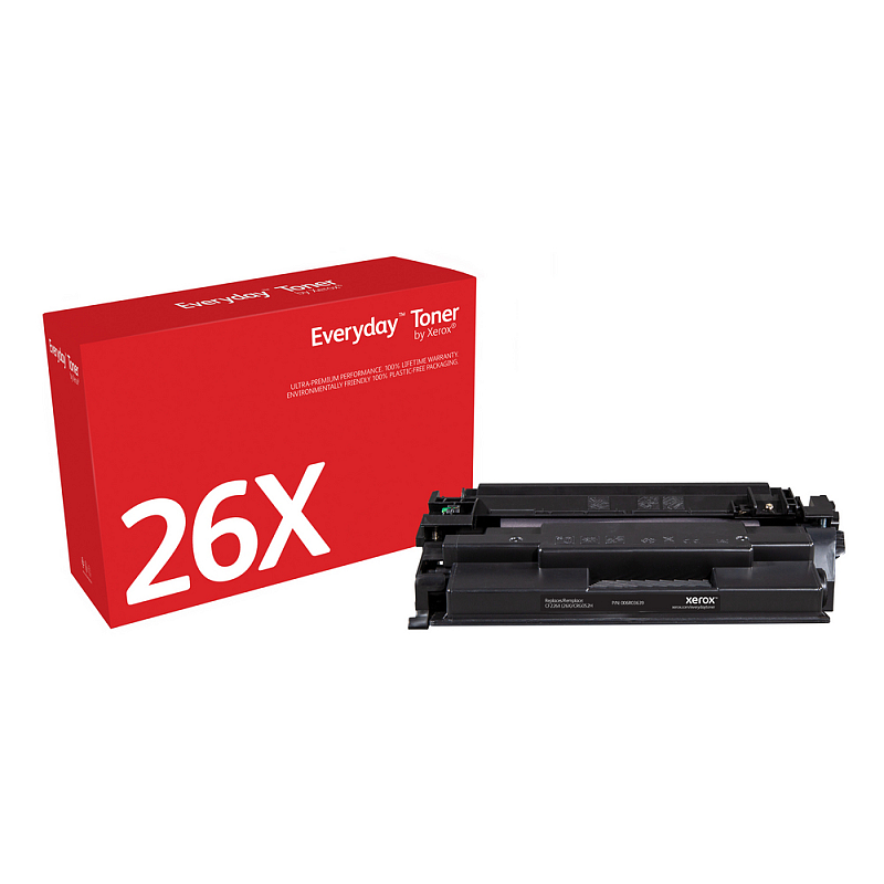 Everyday™ Schwarz Tonermodul von Xerox kompatibel mit HP 26A (CF226A), Standardkapazität