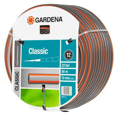 Gardena 18010-20 Gartenschlauch 50 m Grau, Orange