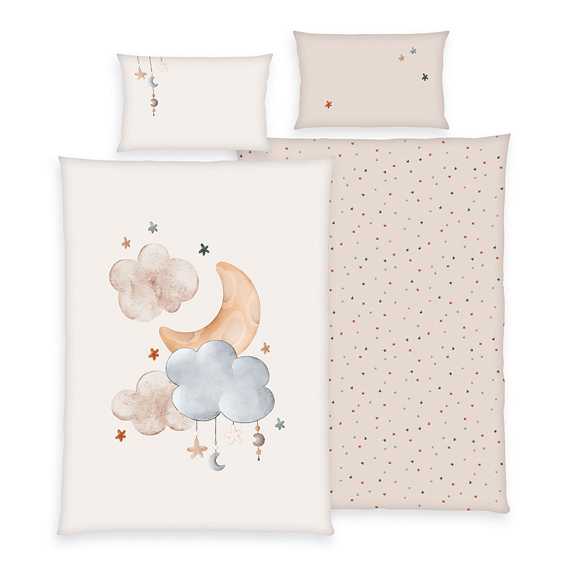 HERDING babybest® Bettwäsche – Moon and Stars