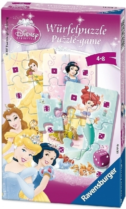 23.452 Disney Princess Würfelpuzzle - Für 2-4 Spieler