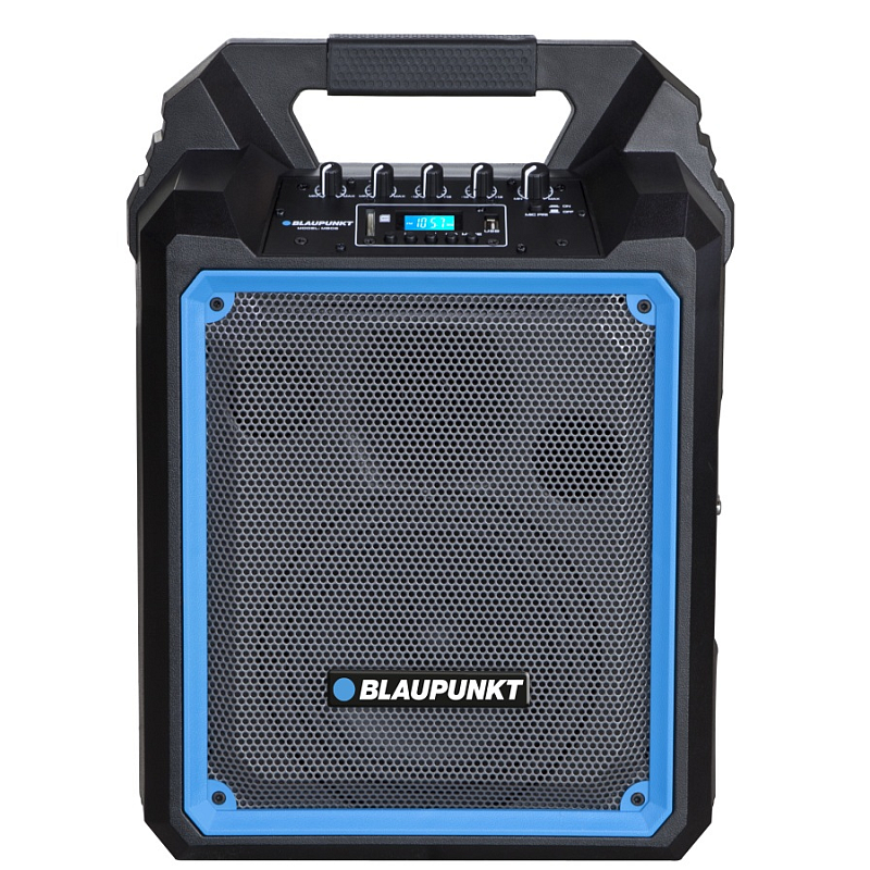 Blaupunkt MB06 Tragbarer-/Partylautsprecher Tragbarer Stereo-Lautsprecher Schwarz, Blau 500 W