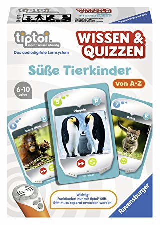 Ravensburger tiptoi Wissen & Quizzen: Süße Tierkinder