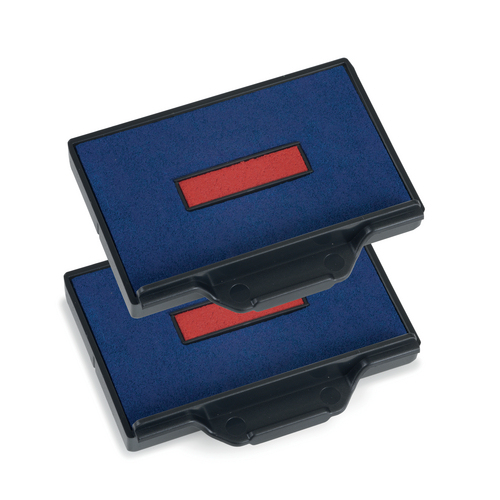 Trodat 83493 Zubehör für Firmenstempel Stempelkissen Blau, Rot