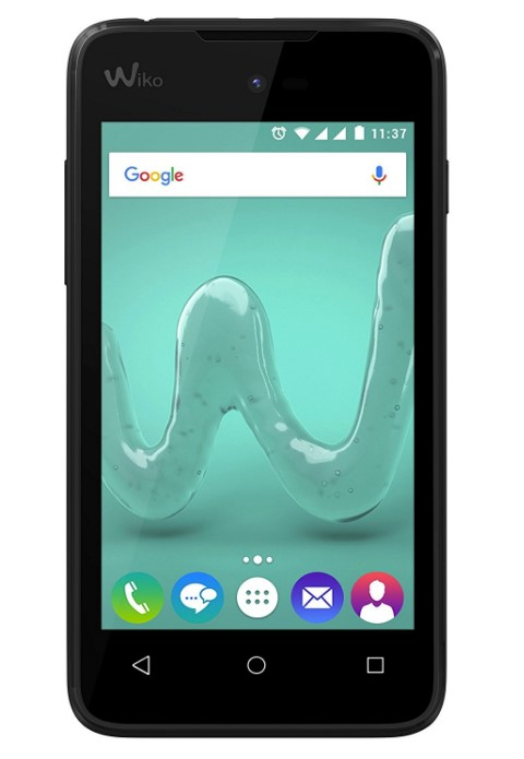 Wiko SUNNY 10,2 cm (4") Dual-SIM Android 6.0 3G Mikro-USB 0,512 GB 8 GB 1200 mAh Schwarz