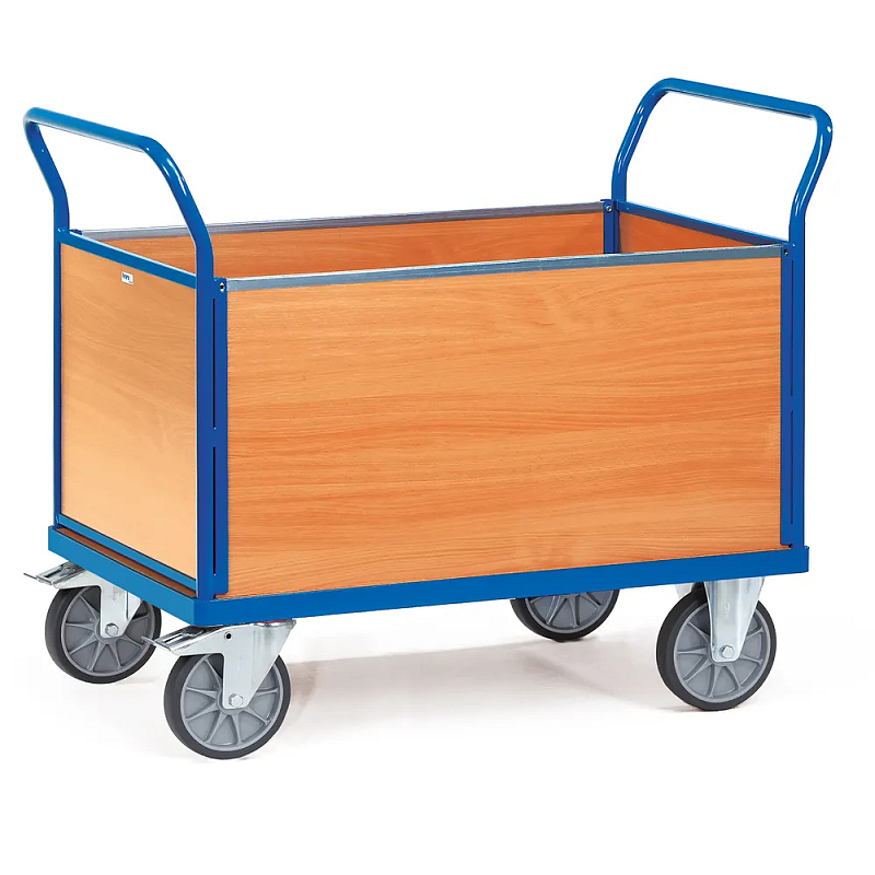 fetra 2553 Bollerwagen Sperrholz, Stahl Pritschenwagen-Trolley