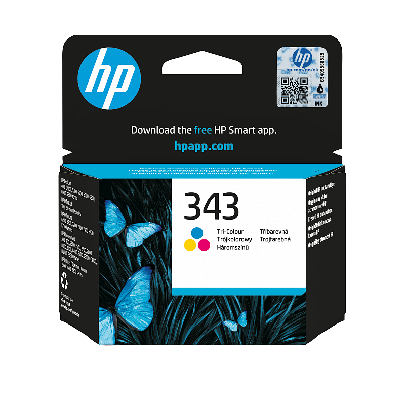 HP 343 Cyan/Magenta/Gelb Original Tintenpatrone