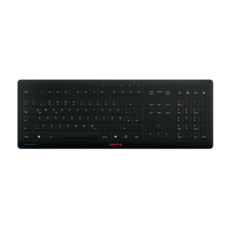 Contour Design Stream Tastatur Universal RF kabellos + USB QWERTZ Deutsch Schwarz