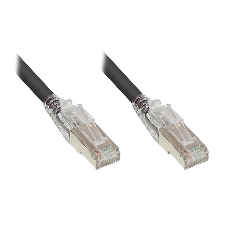 Alcasa 8060-HV020S Netzwerkkabel Schwarz 2 m Cat6a S/FTP (S-STP)